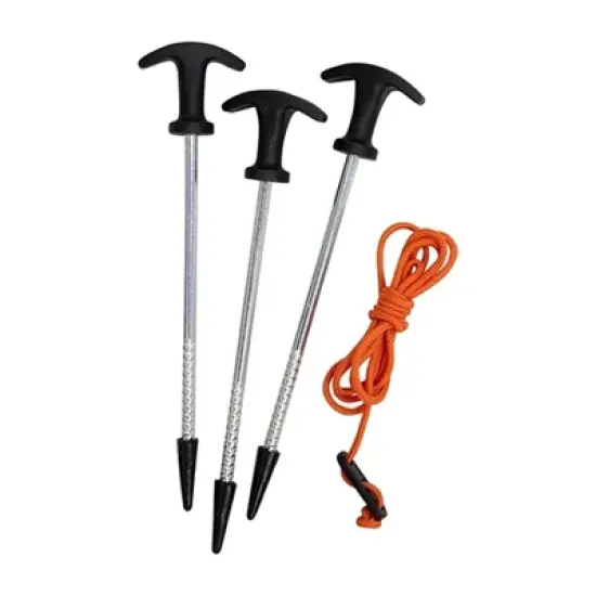 Gazelle Tents G5 5 Sided Pop Up Portable 4 Person Camping Tent Gazebo, Desert Sand and Portable Gazebo Screen Tent Wind Panels, Desert Sand (3 Pack) image {4}