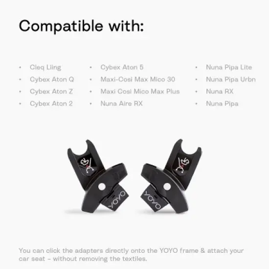Stokke YOYO Car Seat Adapter - Black image {5}