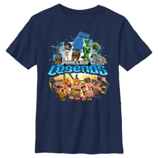 Boy's Minecraft Legends Poster T-Shirt image {3}