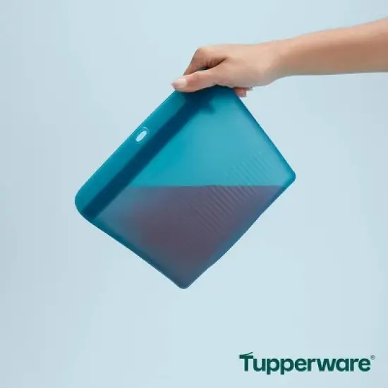 Tupperware 4pc Ultimate Silicone Bag Set: Reusable Food Storage, Dishwasher-Safe, Multicolored image {11}