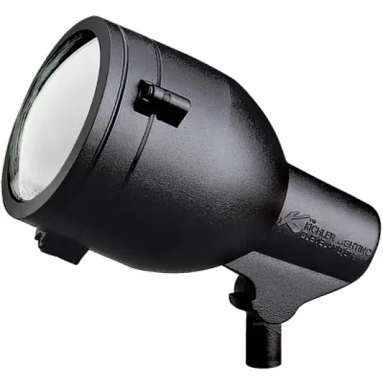 Kichler High Intensity Discharge 6 3/4"H Black Flood Light image {1}