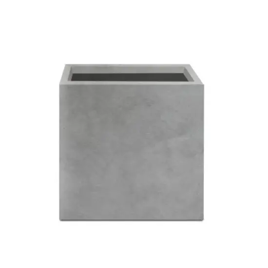 Rosemead Home & Garden, Inc. Kante&nbsp; Square Concrete Indoor Planter Pots White 11.8" x 11.8" x 11.8" image {5}