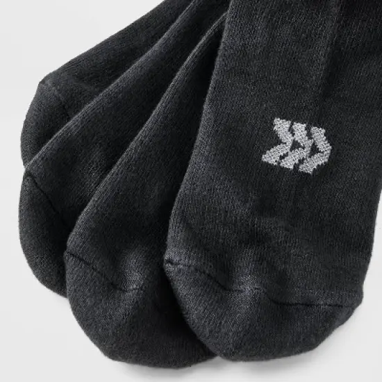 Women's Cushioned Active 10pk No Show Socks - All In Motion&trade; Black 4-10: Arch Support, Zone Cushioning image {2}