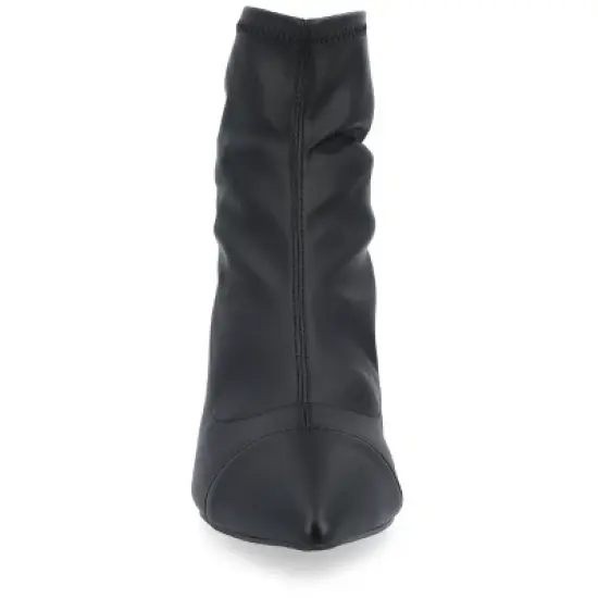 Journee Collection Womens Jadde Tru Comfort Foam Pull On Kitten Heel Bootie image {5}