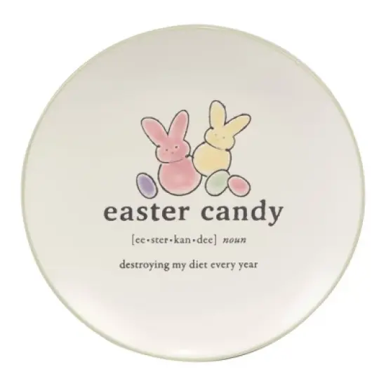 Certified International (Set of 4) 6" Easter Words Canape Plates image {3}