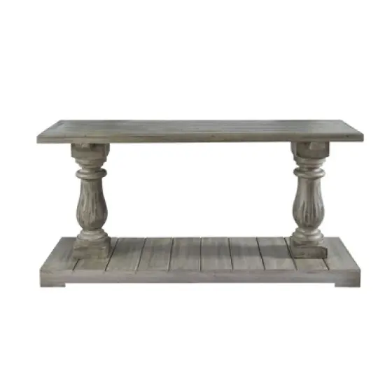 Baxter Rectangular Sofa Table Smoke Gray - Picket House Furnishings image {1}