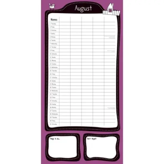 The Gifted Stationery 2024 Square Wall Calendar, Family Home Organiser, 16-Month Home Organizers Theme with 180 Stickers (12 x 12 In) image {2}