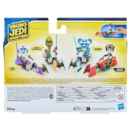 Star Wars Young Jedi Adventures Nash Durango and Speeder Bike Vehicle Set image {8}