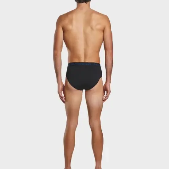 Pair of Thieves Men's 3pk Super Fit Briefs - Solid Black image {4}
