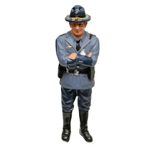 State Trooper Tim Figure For 1:18 Diecast Model Cars by American Diorama image {1}