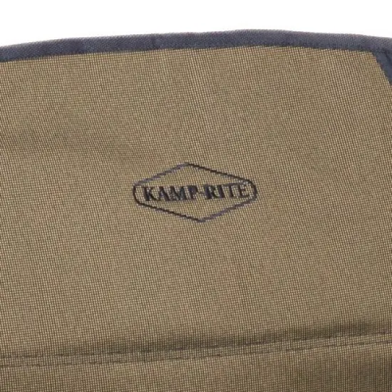 Kamp-Rite Portable Folding Director's Chair with Side Table & Cup Holder for Camping, Tailgating, and Sports, 350 LB Capacity image {3}