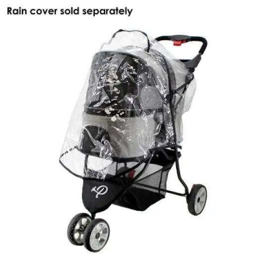 Petique Glacier Spacious & Cozy Pet Stroller Perfect For Dogs Cats Bunnies & Other Animals image {7}