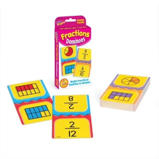 TREND Fractions Dominoes Challenge Cards, 6 Sets image {2}