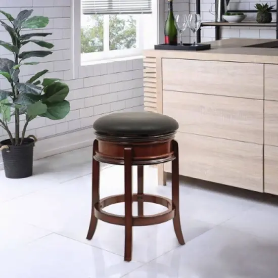 Magellan Hardwood Counter Height Barstool Brandy - Boraam image {6}