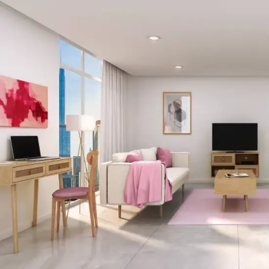 Loft & Luv Coda Bar Cabinet Natural - Atlantic image {8}