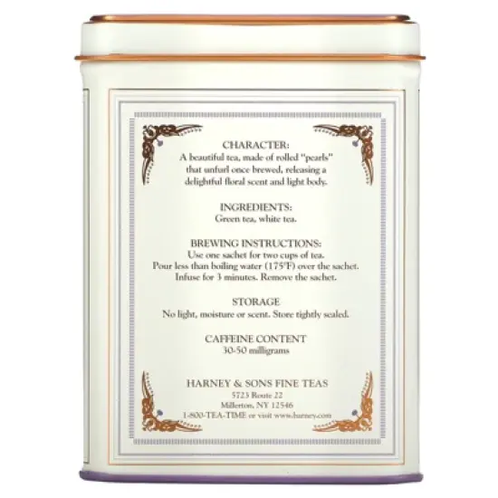 Harney & Sons Fine Teas, Dragon Pearl Jasmine, 20 Tea Sachets, 1.4 oz (40 g) image {1}
