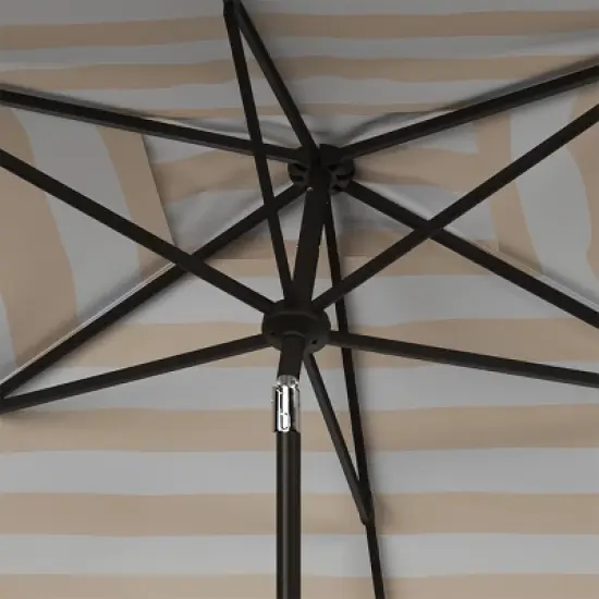 Vienna 6.5 X 10 Ft Rectangle Crank Umbrella - PAT8311 - Safavieh image {2}