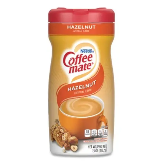 Coffee mate Hazelnut Creamer Powder, 15oz Plastic Bottle image {3}