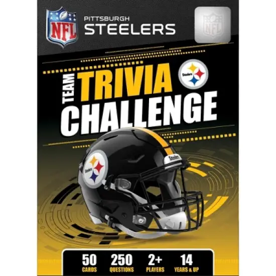 MasterPieces Officially Licensed NFL Pittsburgh Steelers Trivia Challenge Card Game image {4}