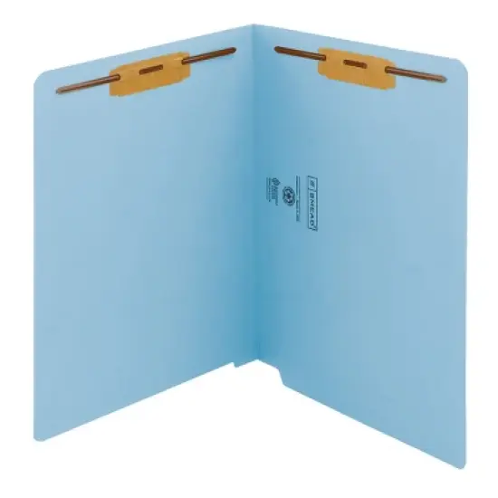Smead End Tab Fastener File Folder, Shelf-Master  Reinforced Straight-Cut Tab, 2 Fasteners, Letter Size, 50 per Box image {10}