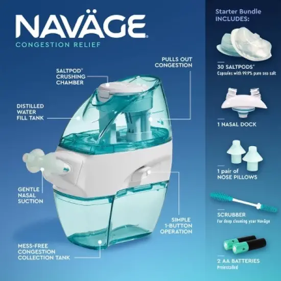 NAVAGE NASAL CARE Nose Cleanser and SaltPods image {5}
