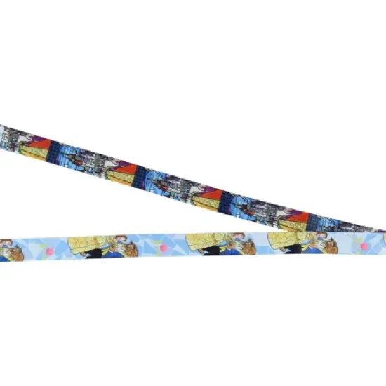 Disney Beauty and the Beast A Tale of Enchantment Lanyard with ID badge Holder image {3}
