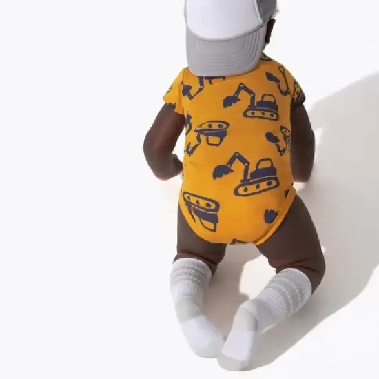 Gerber Baby Boys' Short Sleeve Onesies&reg; Bodysuits, 8-Pack image {2}