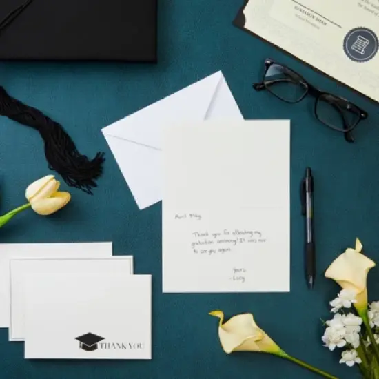 Sustainable Greetings 36 Pack 2022 Graduation Thank You Greeting Cards with White Envelopes Bulk Set, 4 x 6 in image {1}