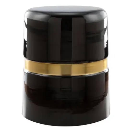 Coventry Side Table Black/Gold - ZM Home image {1}