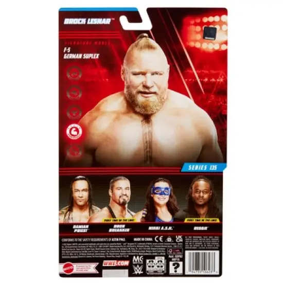 WWE Series 135 Brock Lesnar Action Figure image {1}