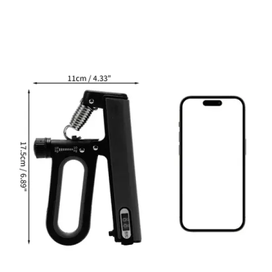 Unique Bargains Q Shape Hand Grip Strengthener Forearm Grip image {5}