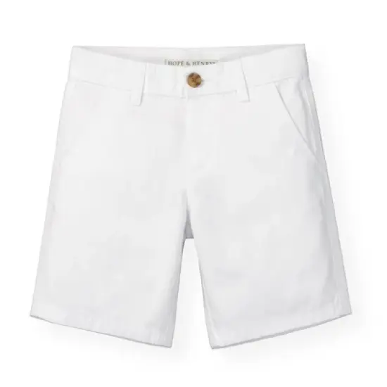 Hope & Henry Boys' Organic Cotton Stretch Chino Short, Infant image {6}