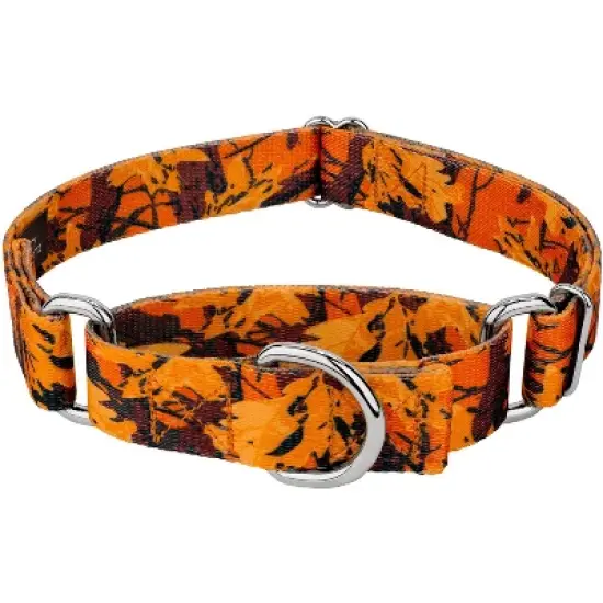 Country Brook Petz Orange Sunset Camo Martingale Dog Collar image {6}