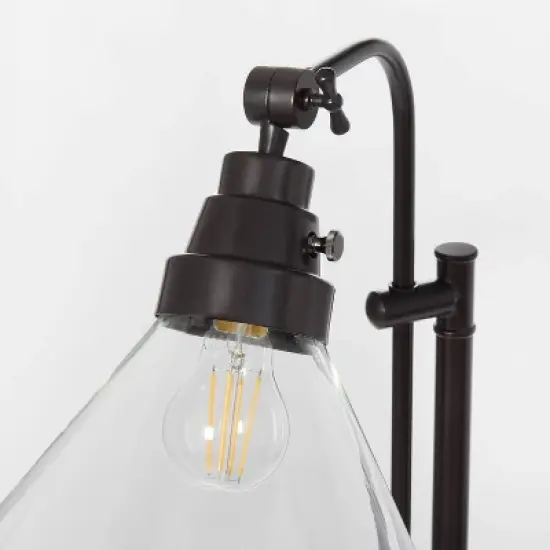 Glass Shepherd Floor Lamp Black - Threshold&trade; designed with Studio McGee image {3}