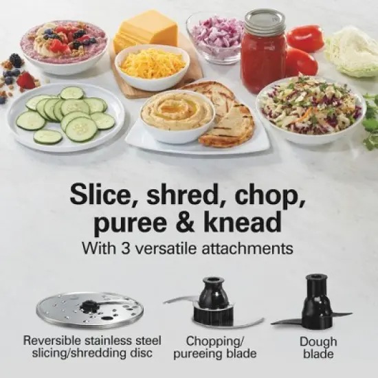 Hamilton Beach 12 Cup Stack and Snap Food Processor image {3}