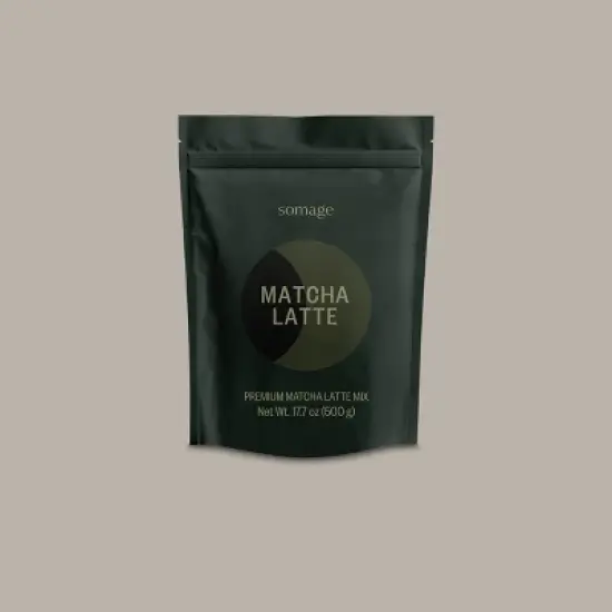 Somage Matcha Premium Green Tea Latte - 1.1lb bag image {2}