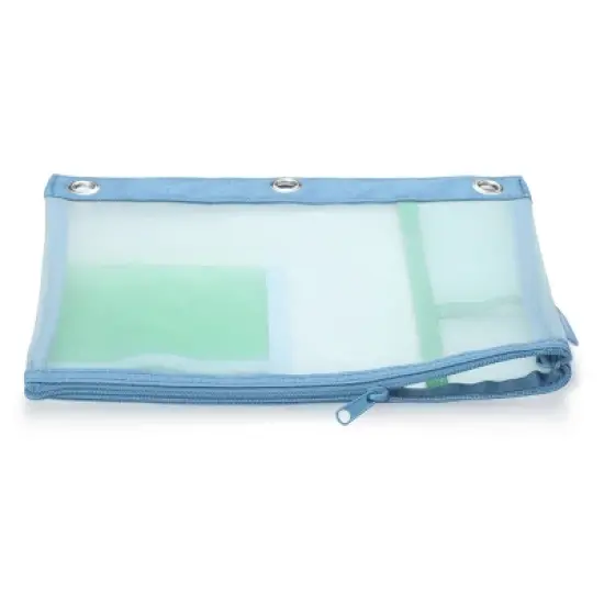 Notebook Collective Mesh Binder Pouch Blue/Green image {1}