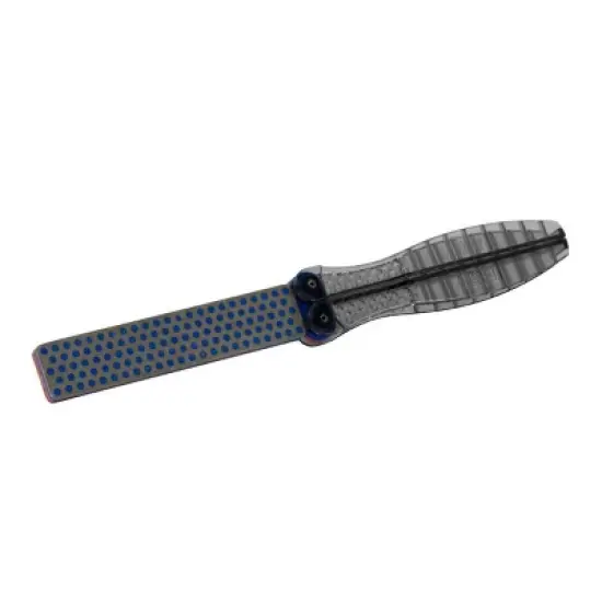 DMT Double Sided Diafold Sharpener: Manual Sharpening, Diamond Abrasives, Protective Cover, Folds for Storage, Multicolored image {1}