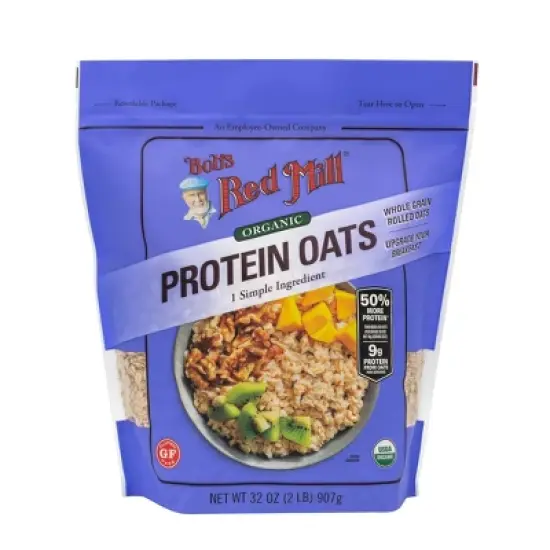 Bob's Red Mill Organic Gluten Free Protein Oats - 32oz image {8}