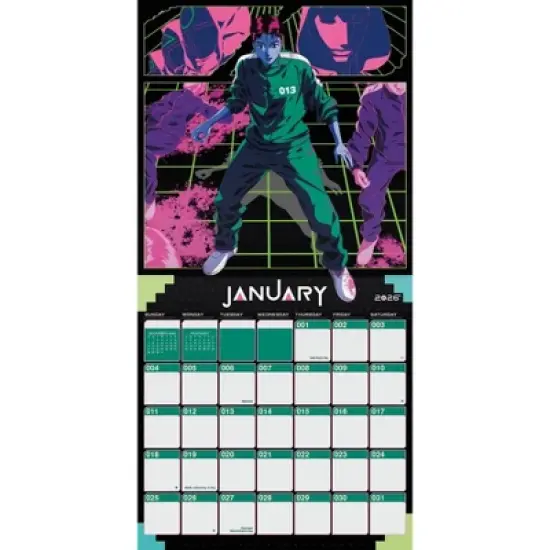 Netflix 2026 Squid Game 12"x12" Wall Calendar image {1}