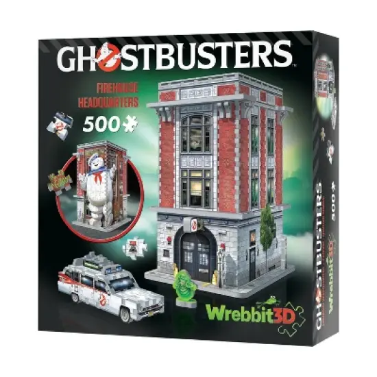 Ghostbusters Firehouse Headquarters 3D Puzzle 500pc image {1}