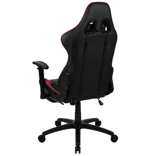 BlackArc Tango Gaming Desk & Chair Set - Reclining Gaming Chair with Slide-Out Footrest & Gaming Desk with Cupholder/Headphone Hook image {12}