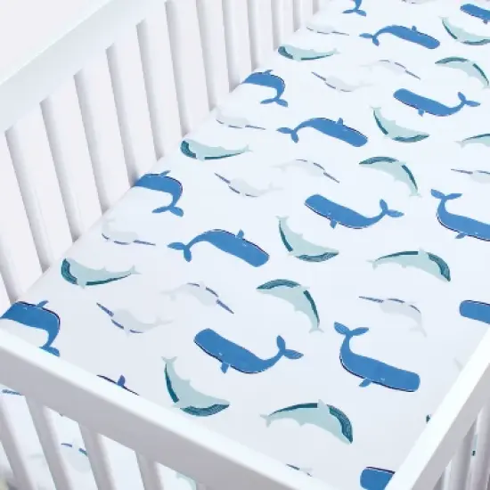 Fitted Crib Sheet Sleepy Tides - Cloud Island&trade; image {2}
