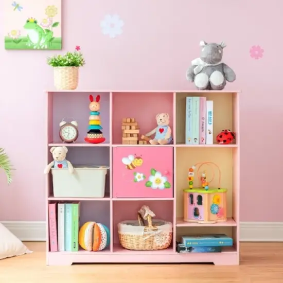 Magic Garden Adjustable Cube Bookshelf Pink - Fantasy Fields by Teamson Kids image {7}