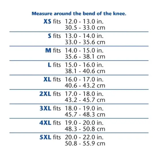 OTC Knee Stabilizer Wrap, Hinged Bars, Neoprene, Black image {4}