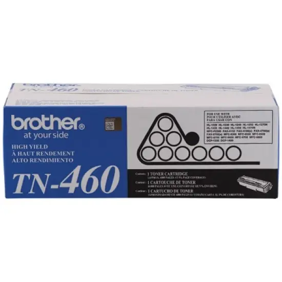 Brother TN460 High-Yield Toner, Black (TN460): Laser Printer Drums & Toner image {2}