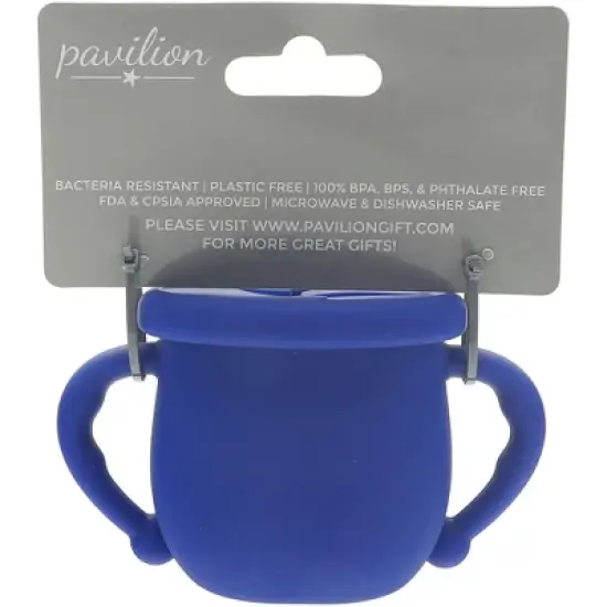 Pavilion Gift Company - I'm Handsome - 3.5" Silicone Snack Bowl with Lid - Dining Bowls image {7}