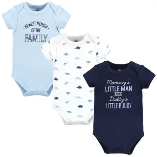 Hudson Baby Infant Boy Cotton Bodysuits, Newest Family Member image {7}