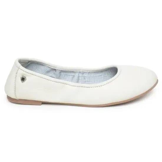 Minnetonka Women's Leather Anna Ballerina Flat image {2}