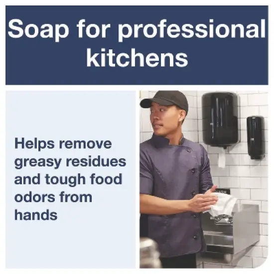 Tork Odor-Control Hand Soap Liquid S4 Refill, Perfume-Free, 1 L, 6/Carton image {3}